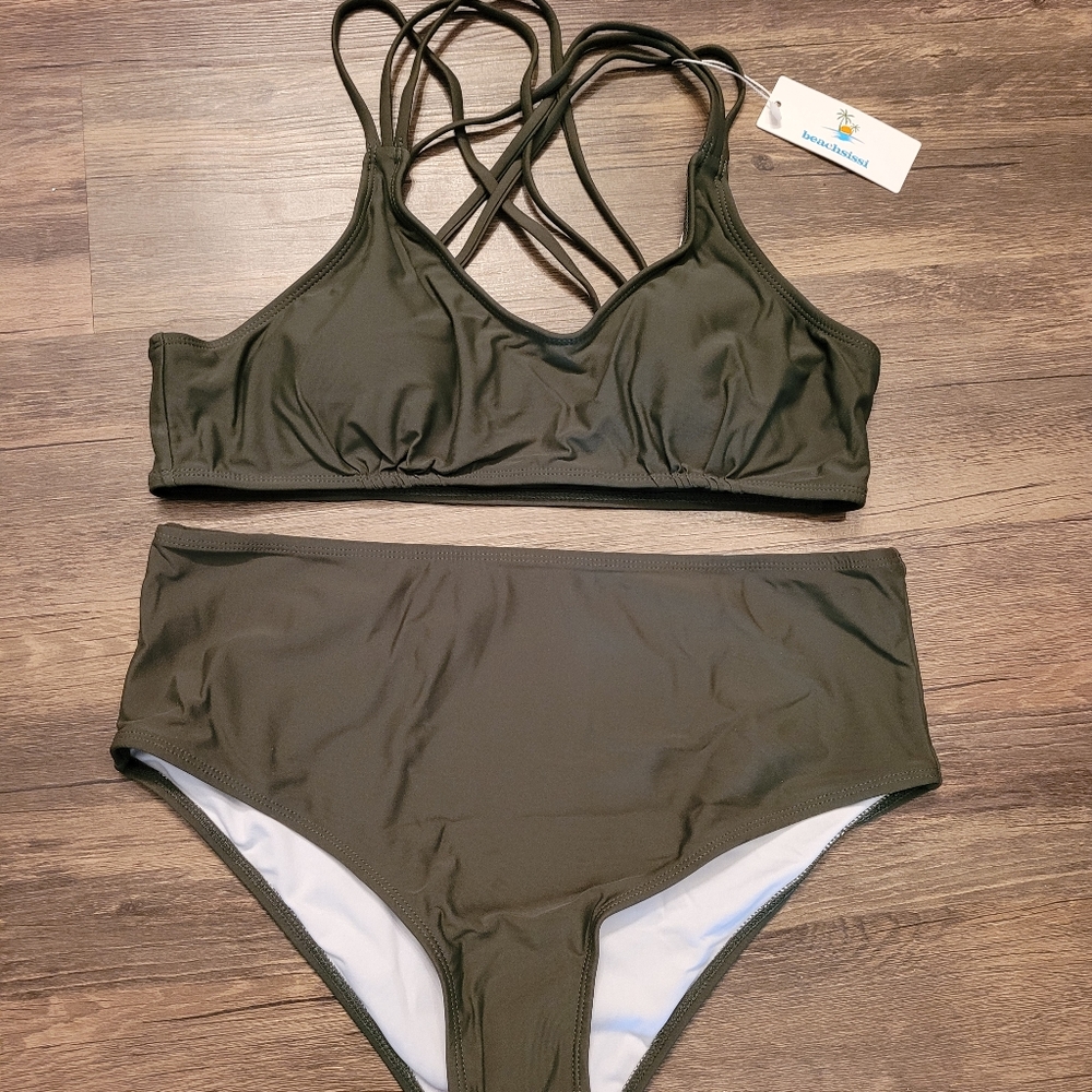 Beachsissi Army Green Swimsuit XL